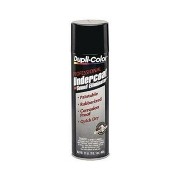 Vht UC102 Undercoating Paintable Rubberized - Black- 17 Oz.