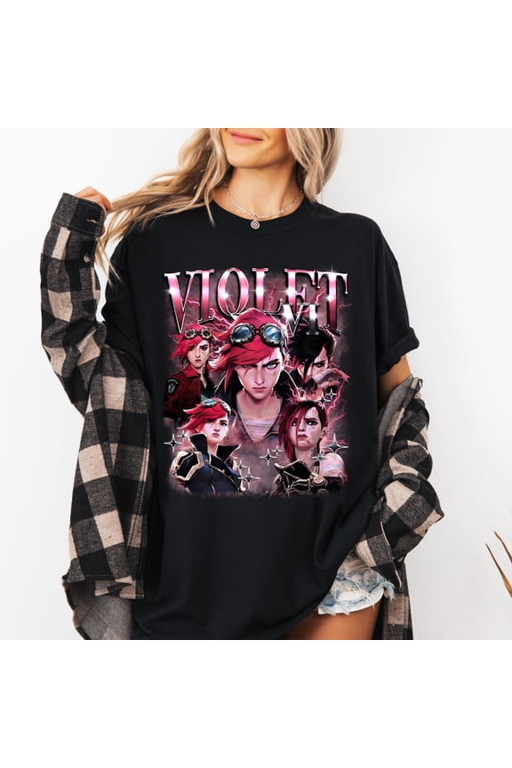 Vi Arcane Shirt, League of Legends Anime lol Shirt