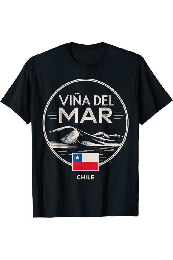 Viña Del Mar Chile Coastal City Travel T-Shirt