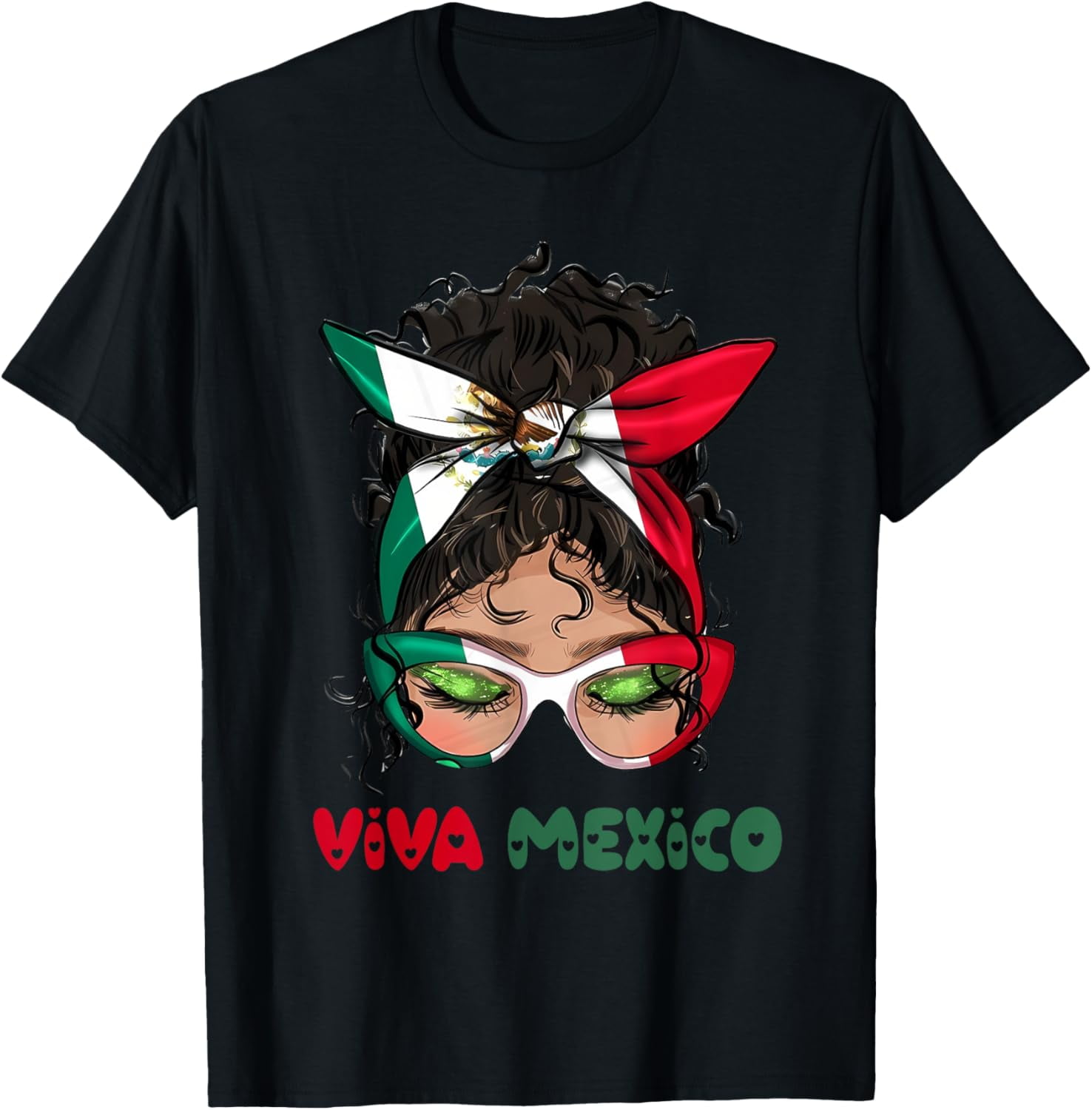 T-shirt Patriotique Mexique "Viva Mexico" - Tailles S à 3XL - 100% Coton - Neuf Avec étiquette