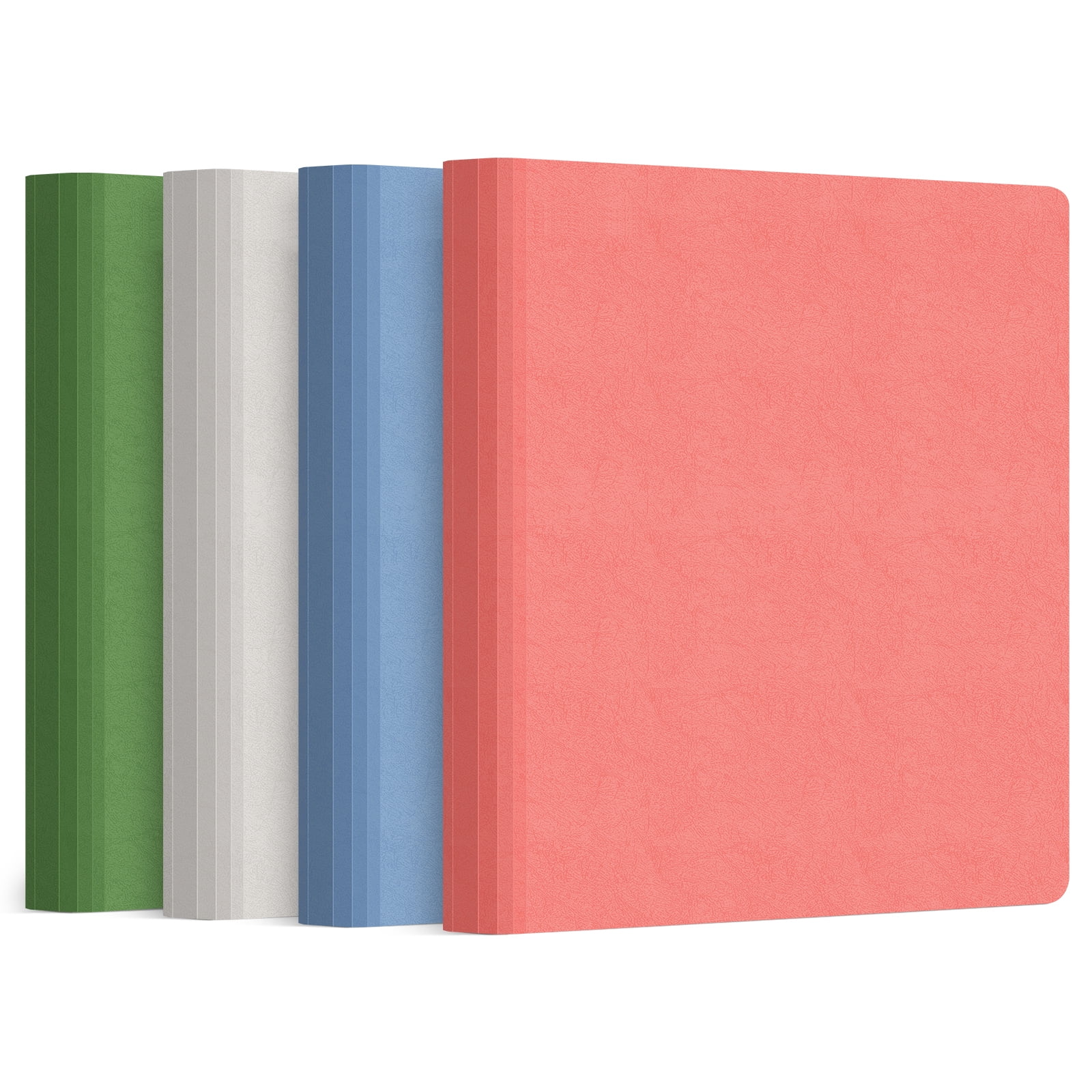 ViVin Binders 1 inch 4Pack, Fexiable DRing Soft Binder with 5