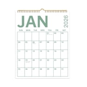 ViVin Vertical YO Wall Calendar Jan 2026 Dec 2026, 12 Months, Colorful Large Text, 11 14"