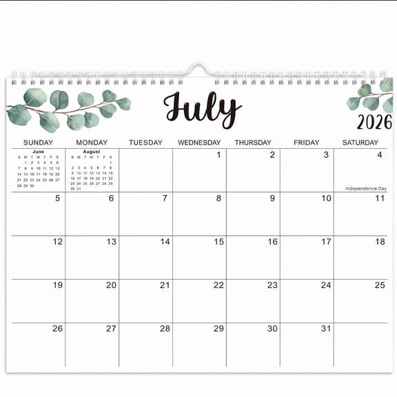ViVin Wall Calendar, 14*11 Horizontal YO Monthly Calendar, Jul 2026–Dec 2027, Leaves 2, 18 Months Planner