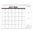 thumbnail image 1 of ViVin Wall Calendar, 8.5*11 Horizontal YO Monthly Calendar, Jul 2026–Dec 2027, Simple, 18 Months Planner, 1 of 7