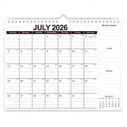 ViVin Wall Calendar, 8.5*11 Horizontal YO Monthly Calendar, Jul 2026–Dec 2027, Simple, 18 Months Planner