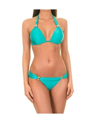 Aayomet Womens Bathing Suits Women Sparkle Glitter Swimwear Sequin Bikini  Shiny String Bra Swimsuit Beach Wear,Red XXL