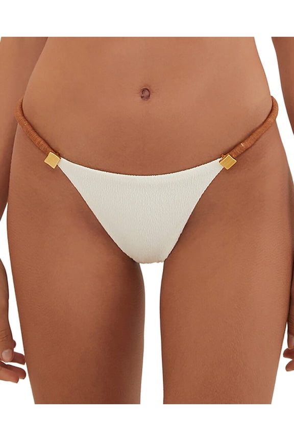 ViX womens Firenze Aika Detail Full Bottom, XL, White