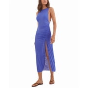 ViX womens Getty Long Cover-Up, XL, Blue