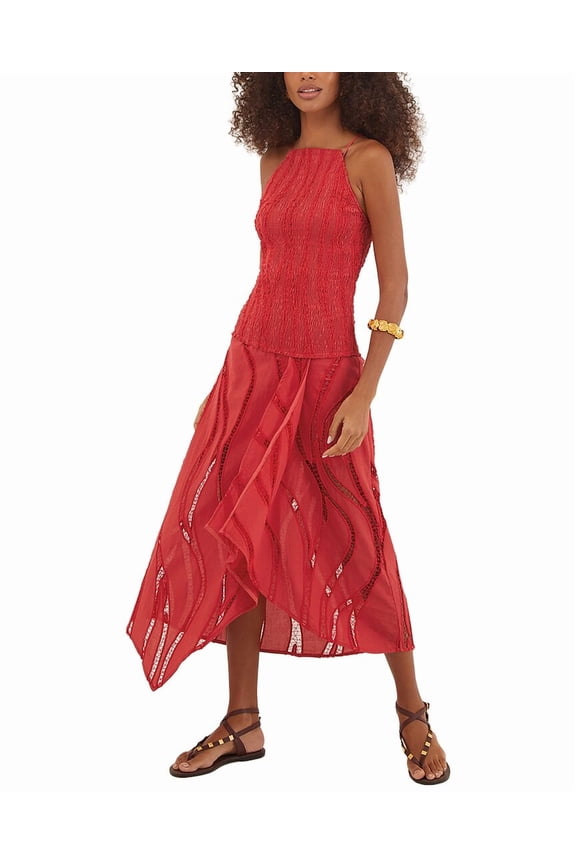 ViX womens  Raspberry Belle Midi Dress, l