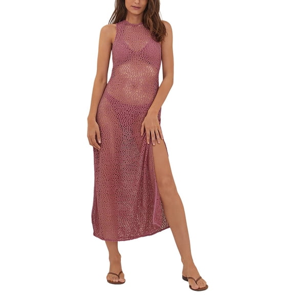 ViX womens Twist Long Cover-Up, m, Pink