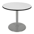 thumbnail image 1 of Via 42" Round Platter Base Table- White/Grey, 1 of 3