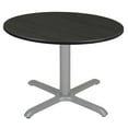 thumbnail image 1 of Via 48" Round X-Base Table- Ash Grey/Grey, 1 of 3