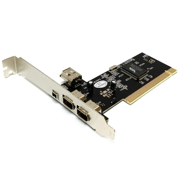 Via Chip 3 + 1 Ports Firewire IEEE1394 iLink PCI Controller Card W/ Free 6 to 4pin firewire cable