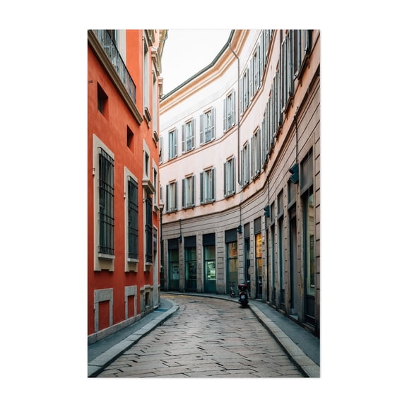Via Gerolamo Morone - Milan Lombardy Italy Photography Unframed Wall Art Print 5 x 7 inches
