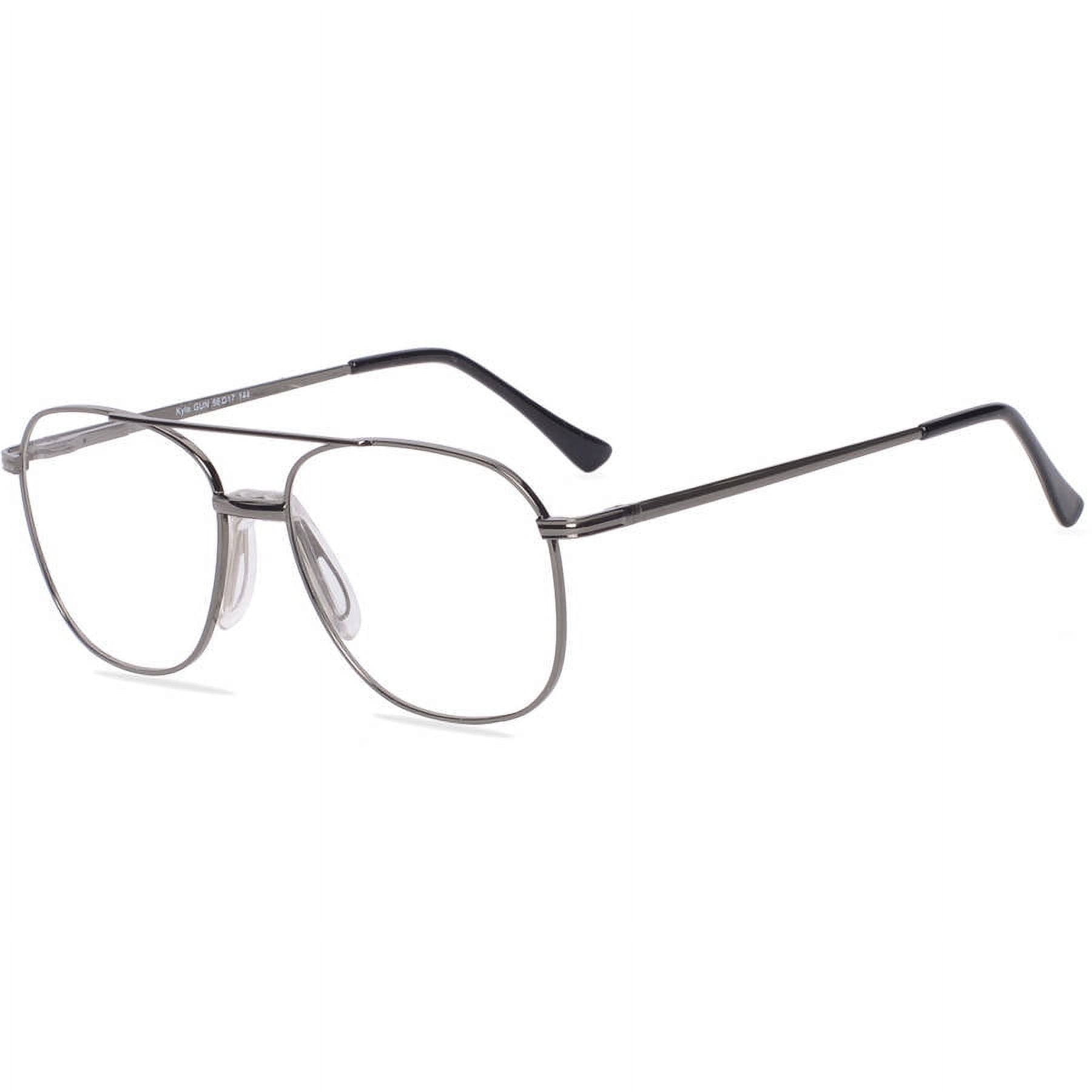 Via Milano Men's Rx'able Eyeglasses, Kyle Gunmetal