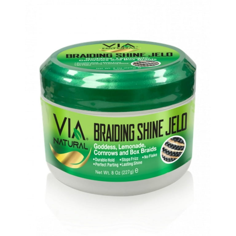 VIA NATURAL Braiding Shine Jelo (8oz) VIA NATURAL Braiding Shine Jelo (8oz)