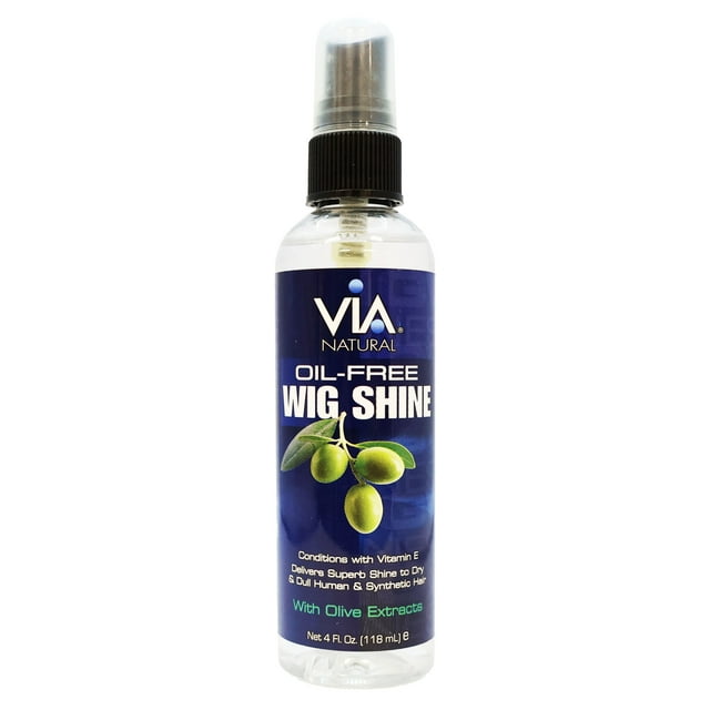 Via Natural Oil Free Wig Shine 4 Oz., Pack of 2