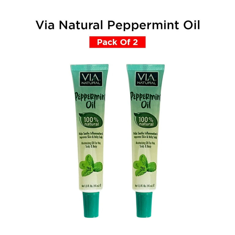 VIA NATURAL Peppermint Oil Treatment Tube (1.5oz) VIA NATURAL Peppermint Oil Treatment Tube (1.5oz)