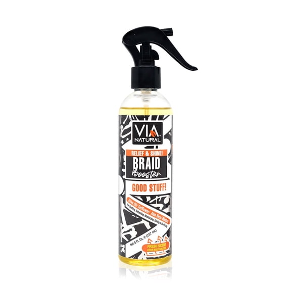 Via Natural Relief and Shine Braid Booster, 8 Oz.