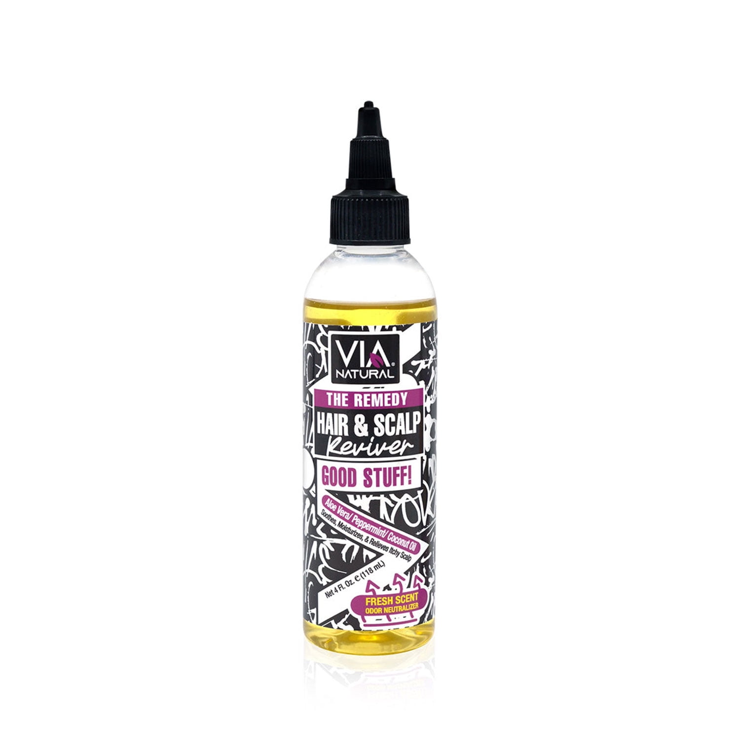 VIA NATURAL The Remedy Hair & Scalp Reviver (4oz) VIA NATURAL The Remedy Hair & Scalp Reviver (4oz)