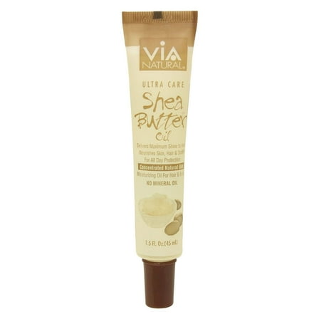 Via Natural Ultra Care Shea Butter, Concentrated Natural Oil, 1.5 Oz.