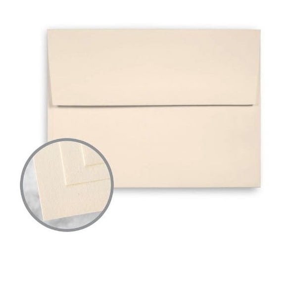 Via Smooth Warm White Envelopes - A7 (5 1/4 x 7 1/4) 70 lb Text Smooth 30% Recycled 250 per Box