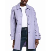Via Spiga womens Balmac Single-Breasted Coat, m, Purple
