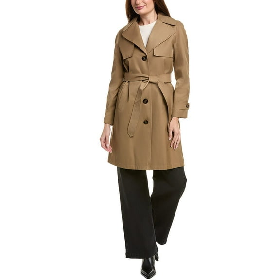 Via Spiga womens  Belted Trench Coat, s, Brown