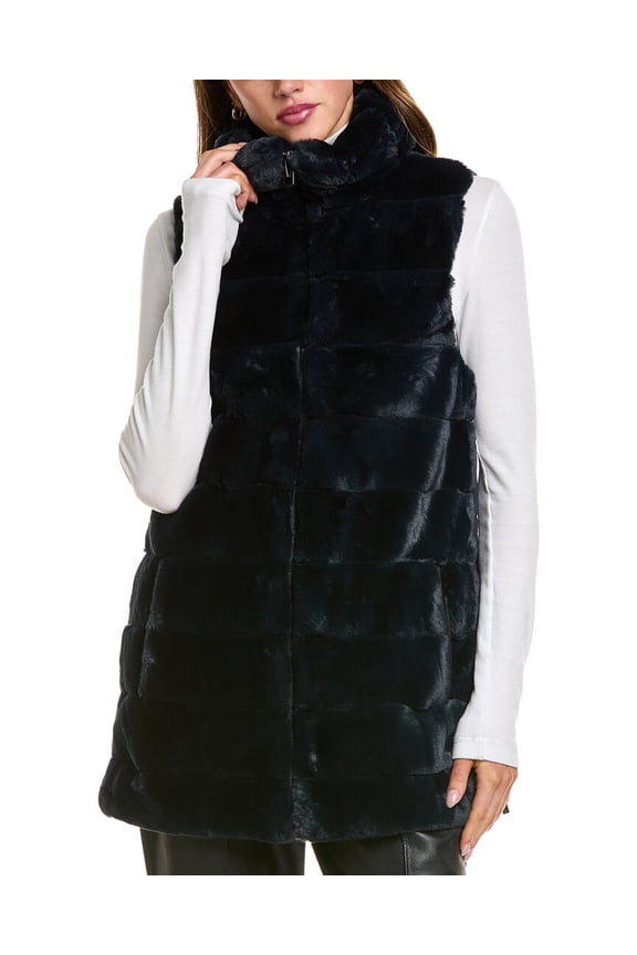 womens Vest, xs, Navy