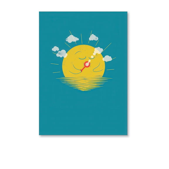 Viabella Sun Blowing Bubbles Standard Journals, 100 Pages, 4 Pack