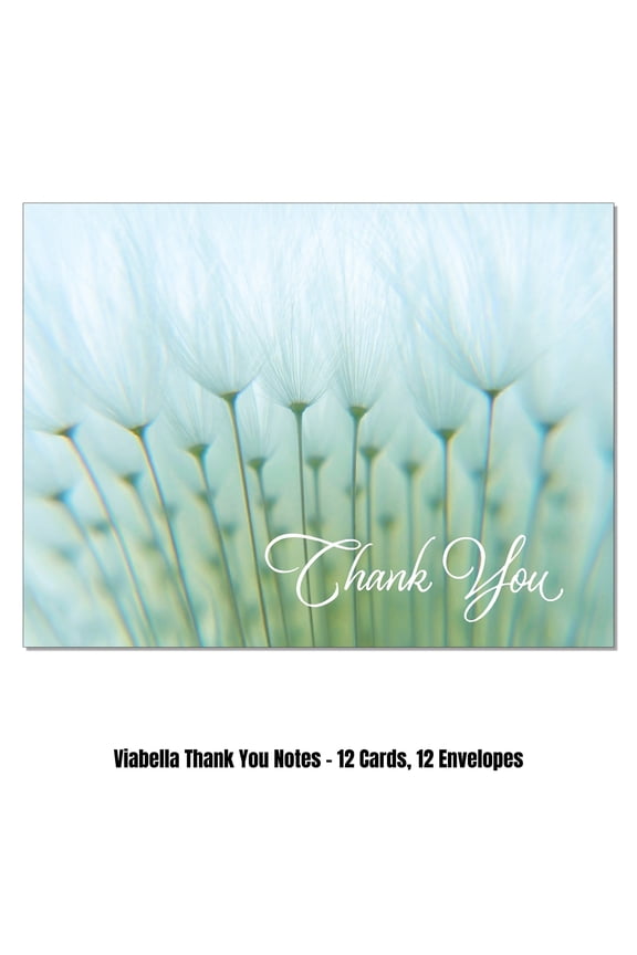 Wheatgrass Thank you Card Assortment - 12 Cards, 12 Envelopes