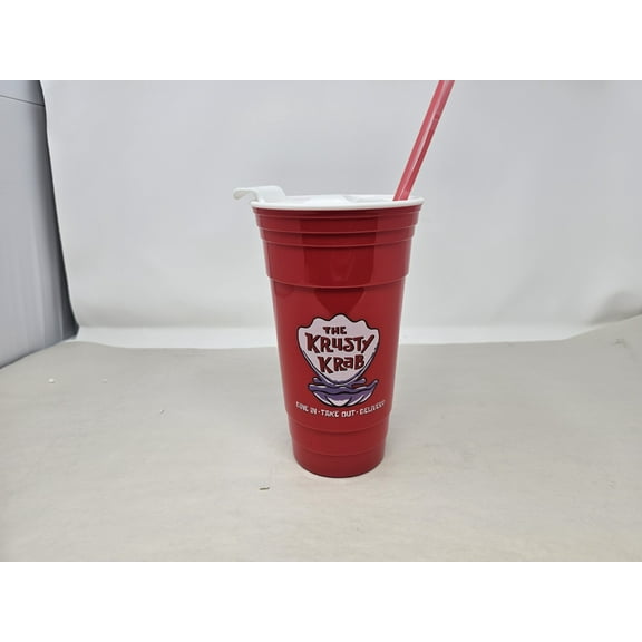 Viacom SpongeBob Krusty Krab 20oz Travel Mug with Straw