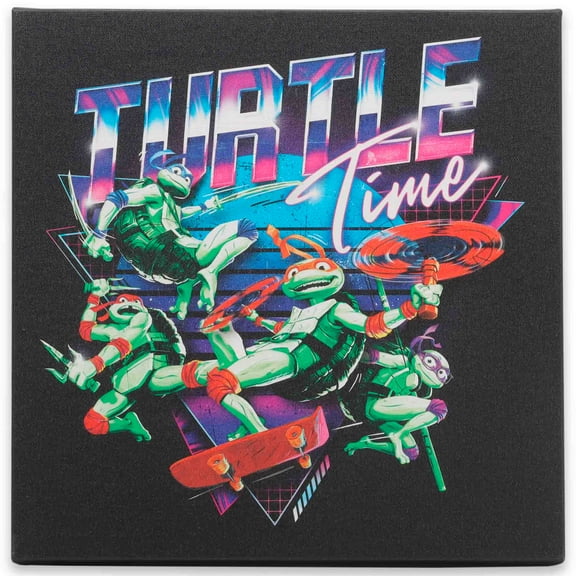 Viacom Teenage Mutant Ninja Turtles Turtle Time Canvas Wall Decor