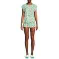 thumbnail image 1 of Viacom Women's and Women's Plus Nickelodeon Sponge Bob's Patrick Top and Shorts Pajama Set, 3-Piece, 1 of 5