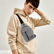 Viadha Under 5 Storage Bag & Travel Bag Small Sling Bag Crossbody Chest Shoulder Water Resistant Sling Purse One Strap Travel Bag for Men Women with Earphone Hole