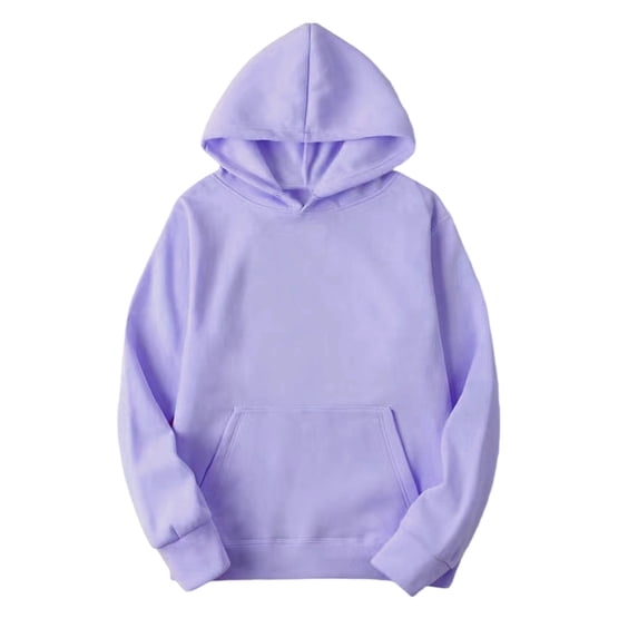 Viadha Crew Neck Sweatshirts Women Casual Fashionable Long Sleeved Hooded Pocket Top Long Sleeve Hooded Blouse Womens Tops