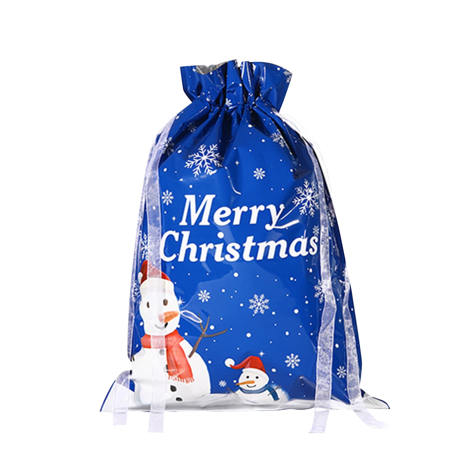 Viadha Drawstring Christmas Gift Bag Candy Party Santa Snowman Wrapping