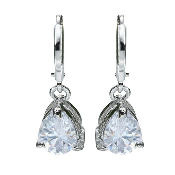 Viadha Earrings for Women Ladies Fashion Colorful Water Drop Stud Earrings Jewelry