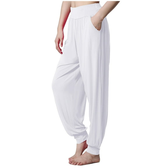 Viadha High Waisted Dress Pants for Women Loose High Waist Pants Workout Out Casual Trousers Yoga Gym Pants Trousers for Women