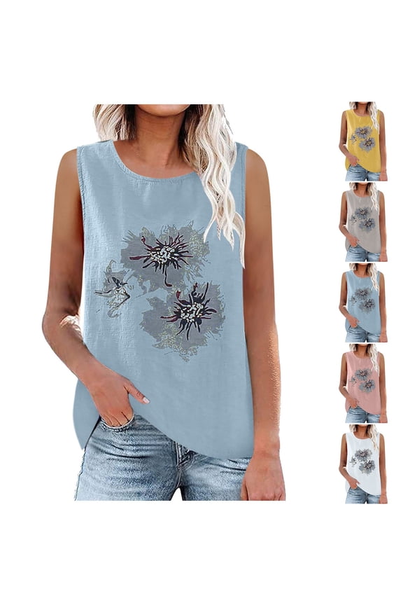 Linen‑Blend Loose Short Shell Top Lightweight Breathable Cotton‑Linen Relaxed Hem Casual Layering Piece Versatile For Spring Summer Work Weekend And Travel, Tunic Top Gray L