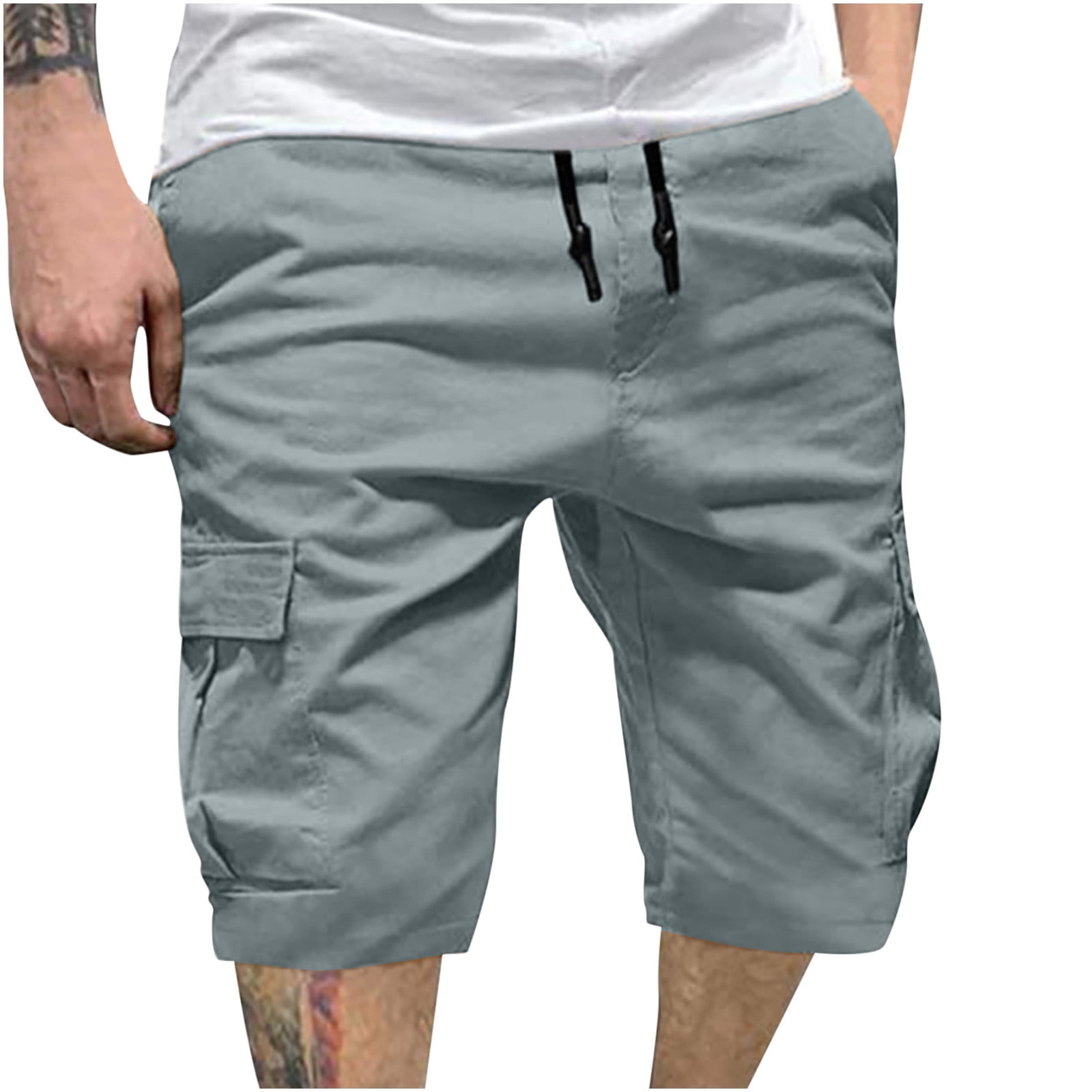 Rdruko Men's Quick Dry Hiking Shorts – Lightweight Running Gym Shorts With Zipper Pockets, 7-Inch Inseam