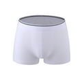 thumbnail image 1 of Viadha Men's Striped Underwear Low Waisted Sexy And Funny Mesh Boxer Underwear Briefs Pants(White,3XL), 1 of 8