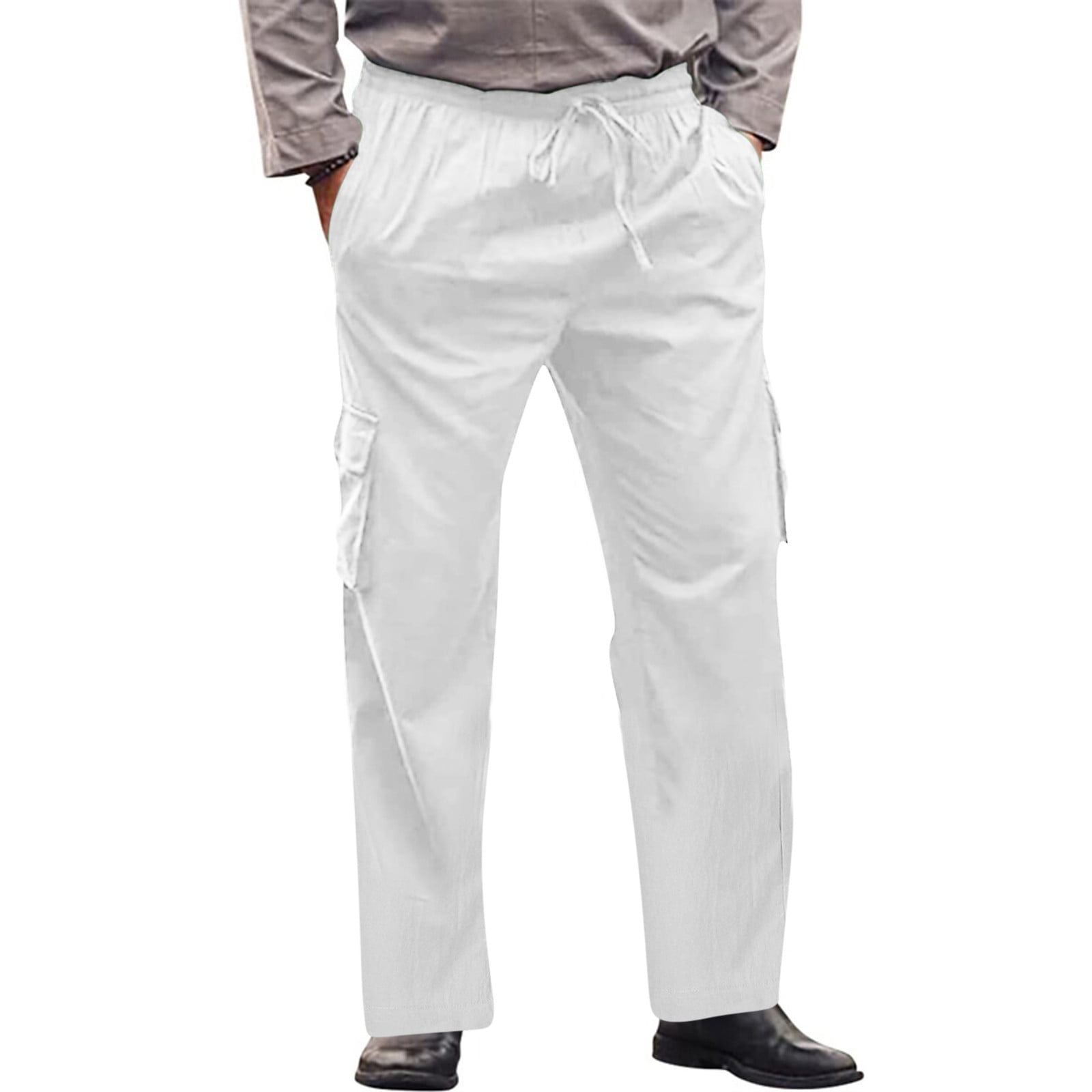 Men's Wide Leg Pants with Pockets