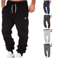 thumbnail image 1 of Plus Size Sweatpants for Men Drawstring Elastic Waist Joggers Sports Pants Cotton Pants Sweatpants Trousers Mens Long Sweat Pants, 1 of 6