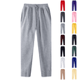 thumbnail image 1 of Viadha Mens Sweatpants with Pockets Fashion Solid Elastic Waist Drawstring Workout Casual Sweatpants Outdoor Running Jogger Pants, 1 of 6