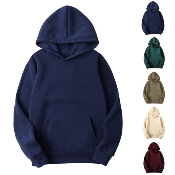 Viadha Womens Casual Hoodies Crew Neck Long Sleeve Sweatshirts Lightweight Pullover Tops with Pocket