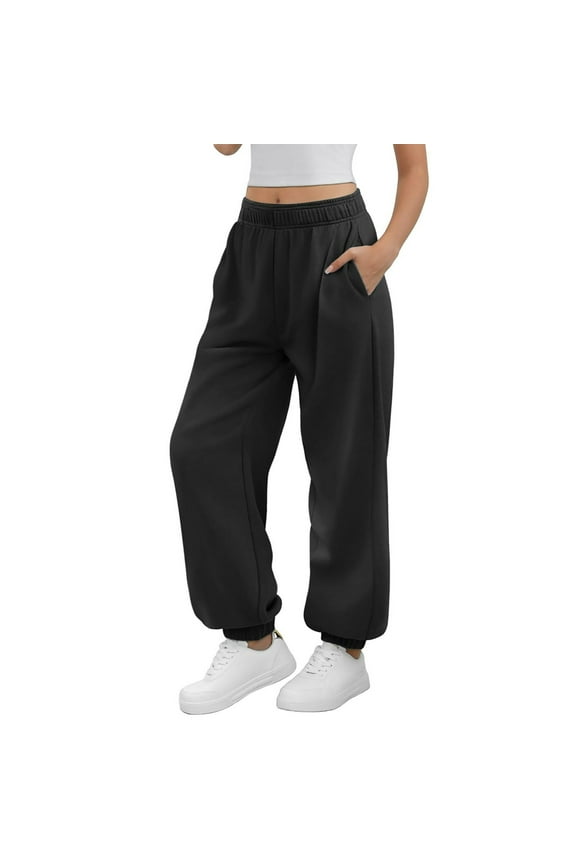 Sweatpants Women Baggy Lounge Pants Workout Gym Active High Waisted Comfy Joggers for Women with Pockets Fall Clothes 2025
