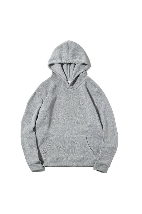 Sweatshirt Men Men's Relaxation Sport Hooded Pullover Sweatshirt Long Sleeve Solid Hoodie