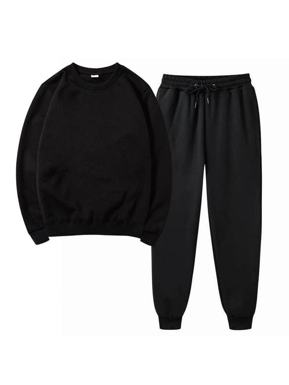 Track Suits for Women Set Women Sports Sweat Set Sweatsuit Fleece 2 Piece Joggers Tracksuit Outfits Crop Sweatshirt Sweatpants Sets