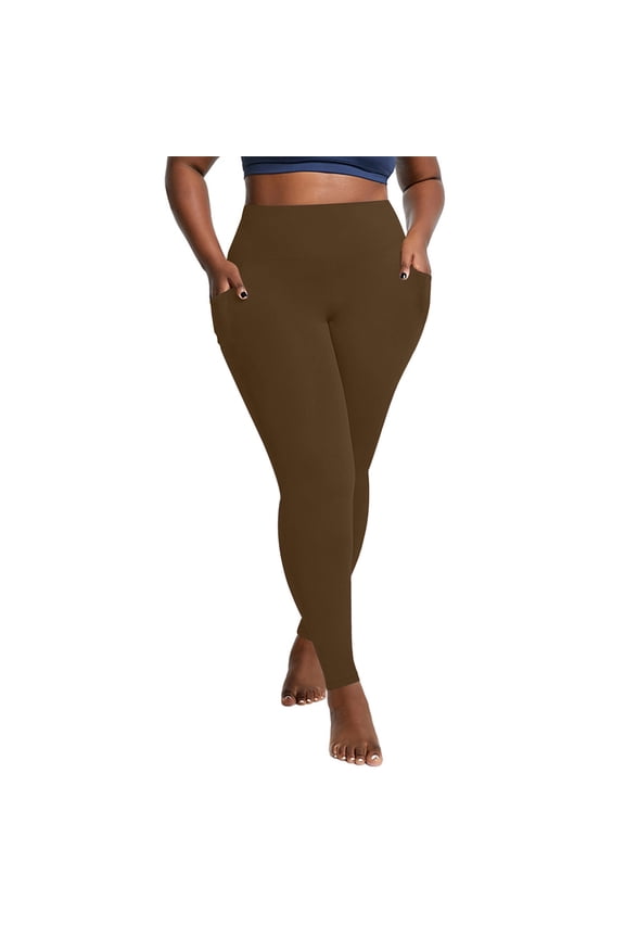 Up to 65% Off Women Oversized Causal Lightweight Pockets For Quick Drying Tight Fitting Elastic Comfortable Fashionable Fitness Pants Yoga Pants